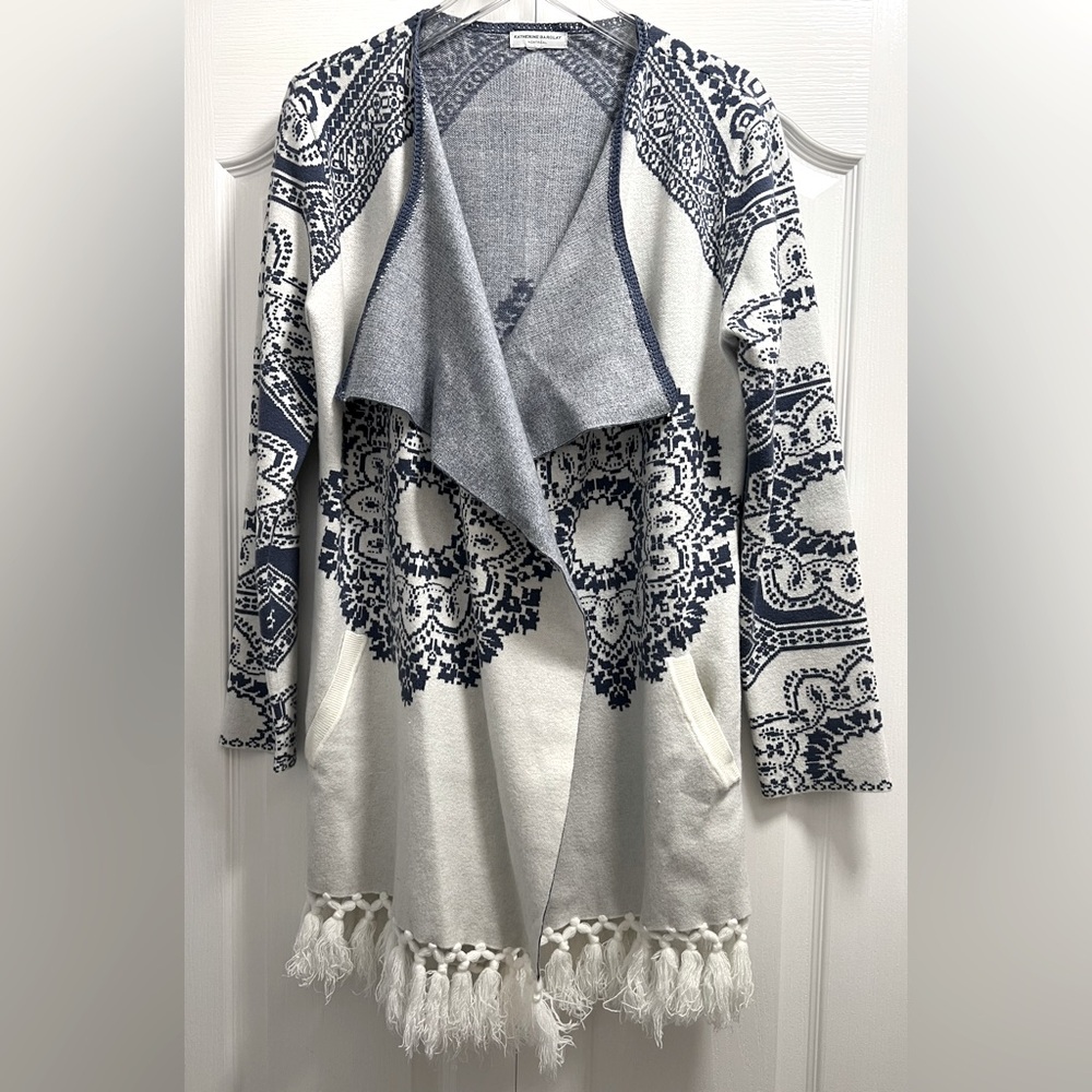 Katherine Barclay Open Front Sweater